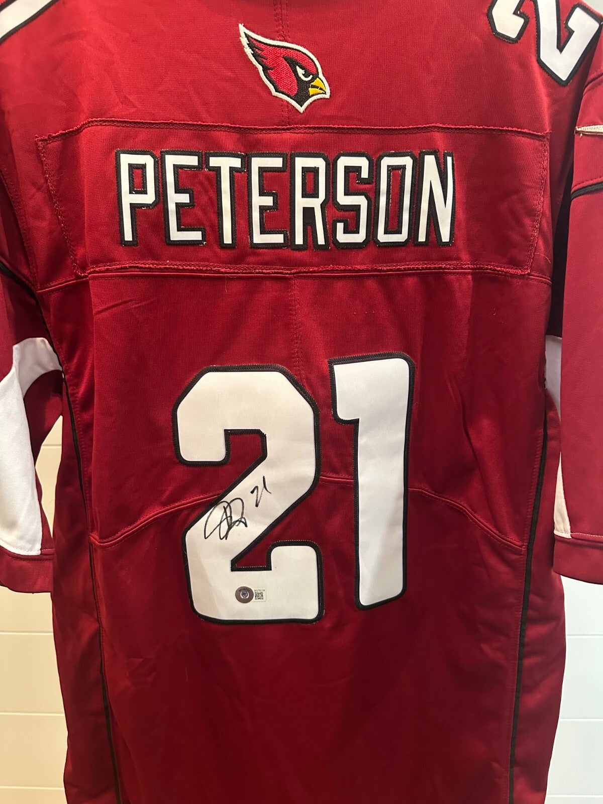 Patrick Peterson Signed Arizona Cardinals Nike Jersey #21 – Beckett