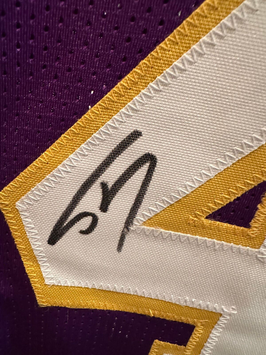 Shaquille O’Neal Signed Los Angeles Lakers #34 Purple Jersey – SWAU COI