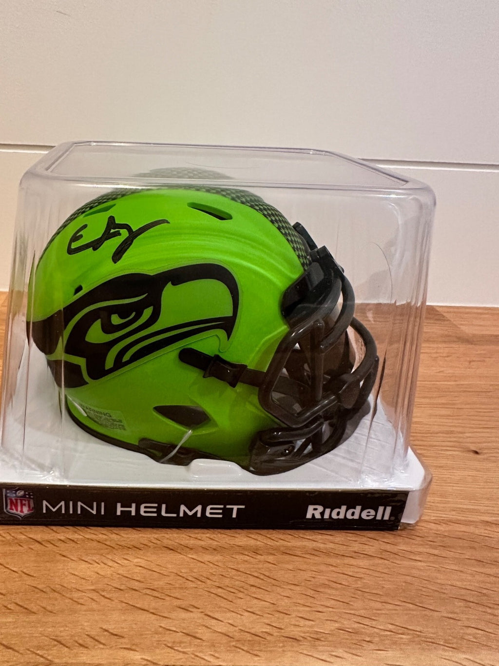 Elijah Arroyo Signed Seattle Seahawks Rave Mini Helmet – JSA COA