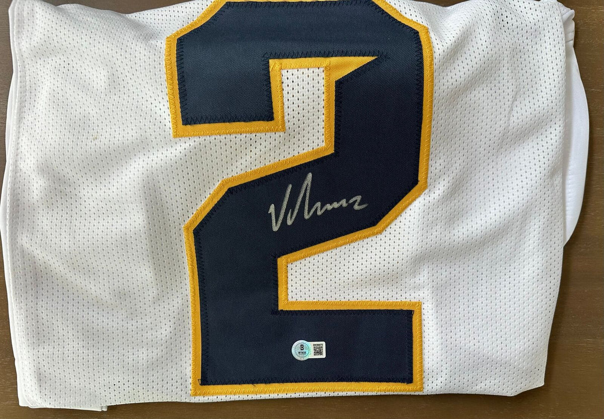 Junior Vandeross III Autographed Toledo Rockets #2 White Football Jersey with BE