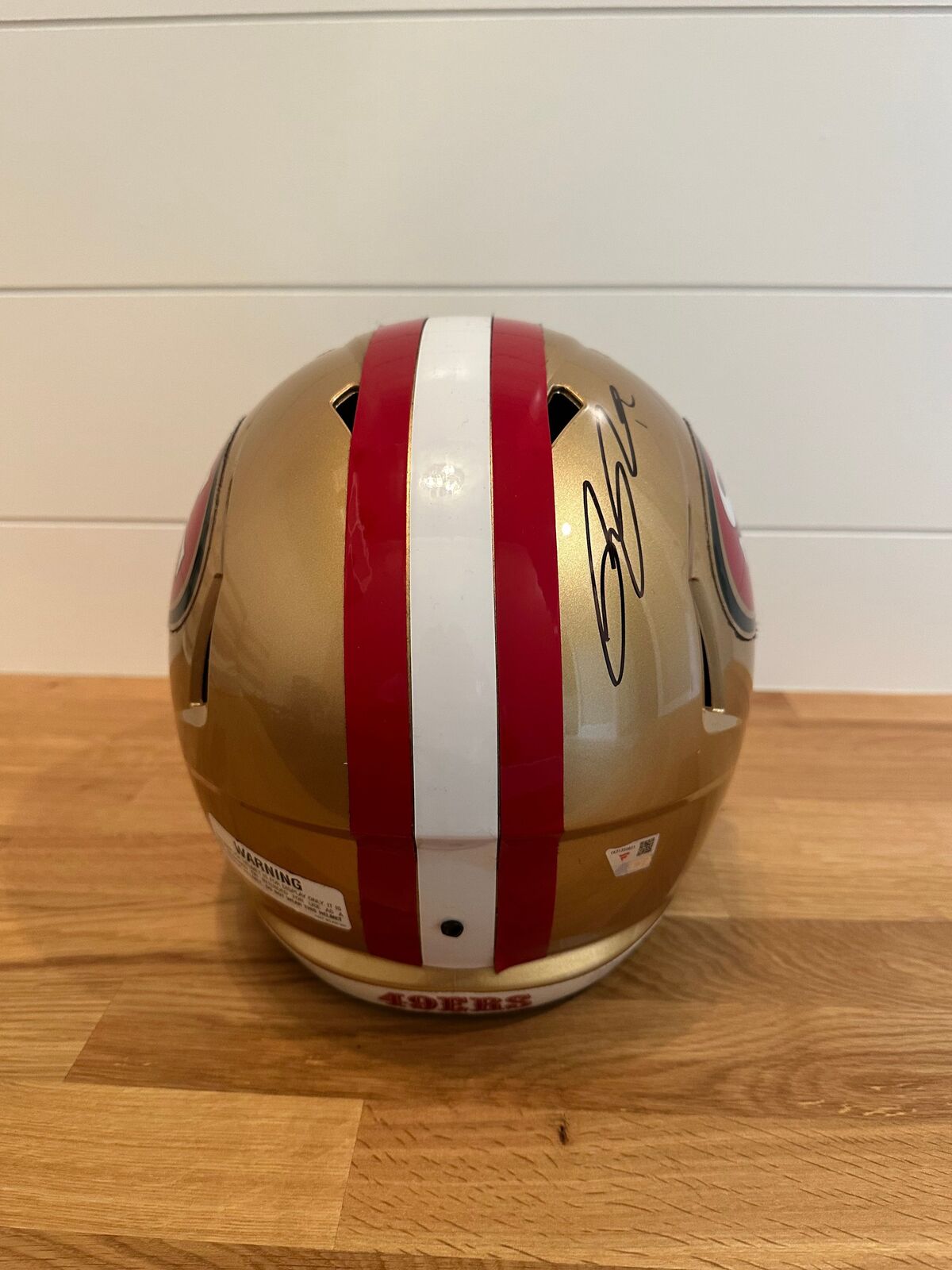 Ricky Pearsall Signed San Francisco 49ers Full Size Speed Replica Helmet –