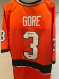 Frank Gore Signed Miami Hurricanes Orange Jersey – Beckett Witnessed