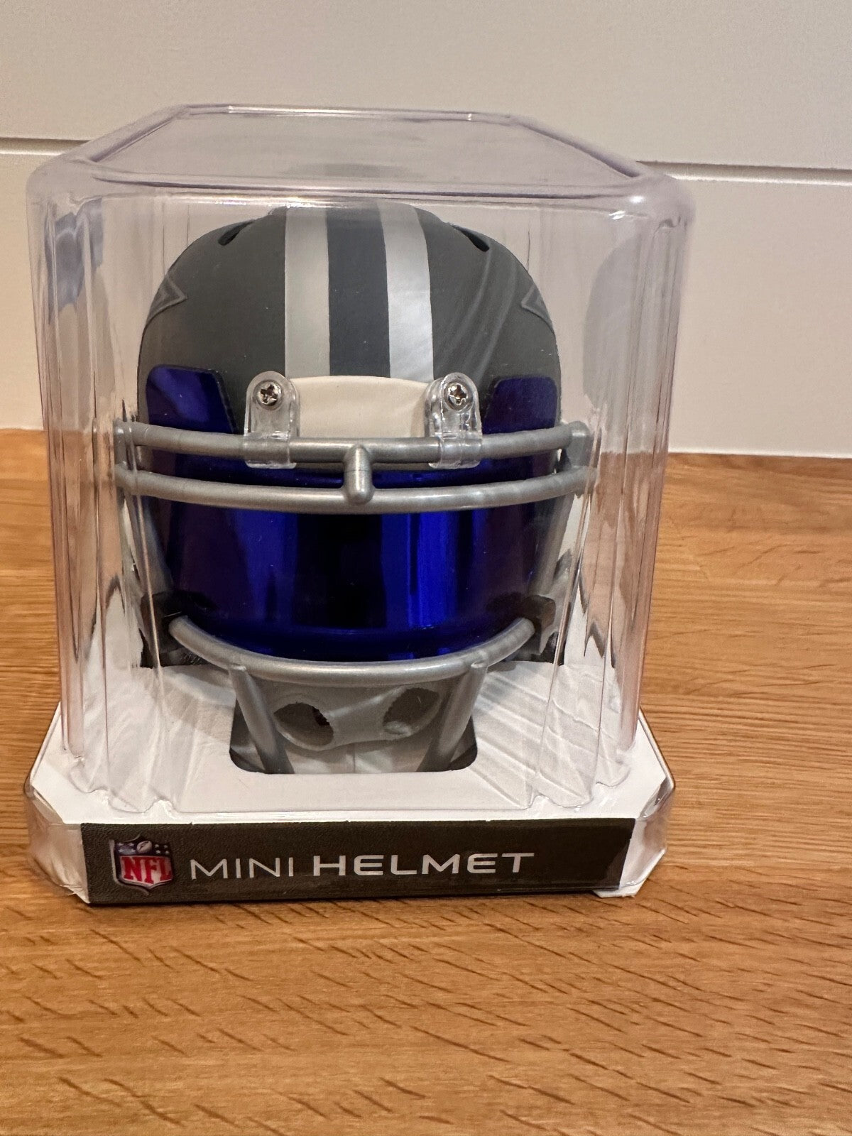 JSA Certified Drew Pearson Signed Dallas Cowboys Slate Riddell Mini Helmet