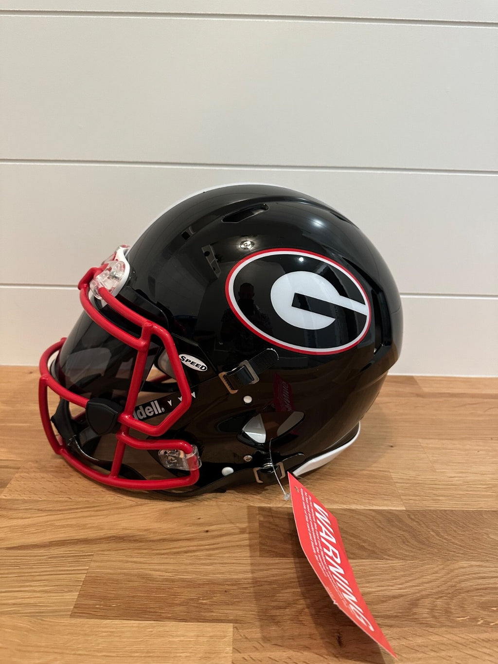 Ladd McConkey Signed Georgia Bulldogs Riddell Speed Authentic Helmet BAS