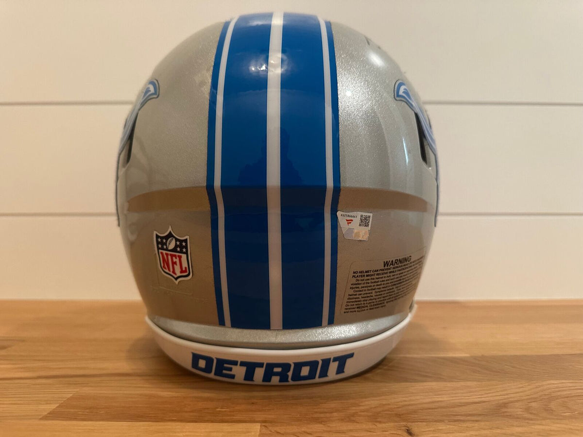 Sam LaPorta Signed Detroit Lions 2024 Full-Size Riddell Speed Authentic Helmet –