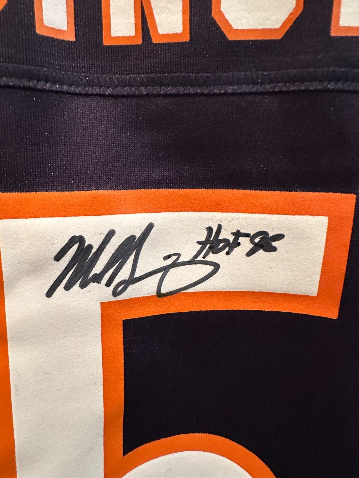 Mike Singletary Signed Chicago Bears Nike Jersey HOF 98 – Beckett Witnessed