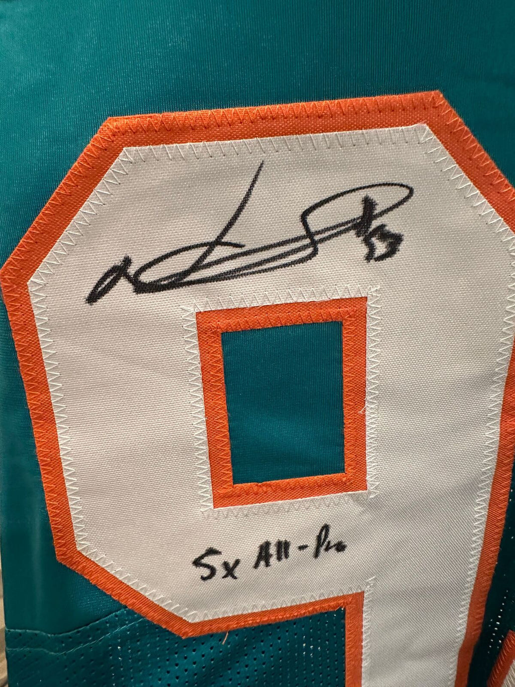 Ndamukong Suh Autographed Miami Dolphins #93 Jersey – “5X All-Pro” – Beckett